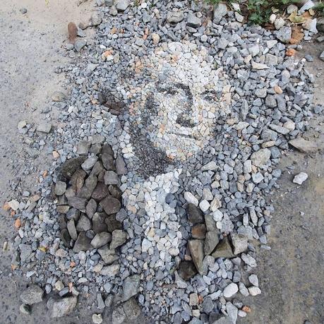 Portraits de galets par Justin Bateman