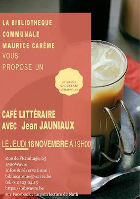 Café littéraire du 18 novembre 2021   Jean Jeauniaux