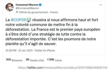 COP26 : face à l’alarmisme, le leadership mondial d’Emmanuel Macron