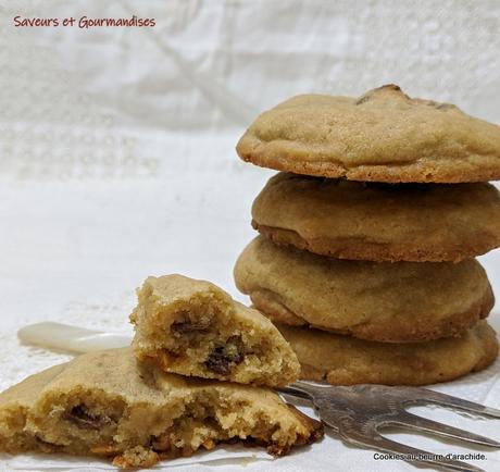 Cookies au beurre d’arachide et aux Snickers. Cookies au beurre d’arachide et aux Snickers.