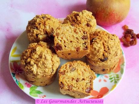 Gâteaux irlandais pommes-raisins (Vegan et sans sucre)