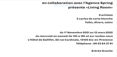 Hôtel de Gallifet – Aix en Provence – « Living Room »