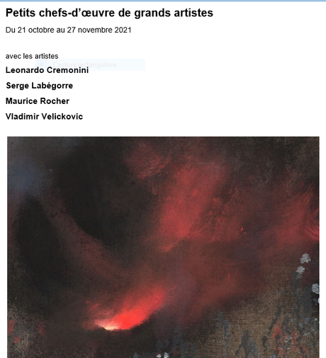 Galerie Marie Vitoux  – un belle journée le 7 Novembre 2021