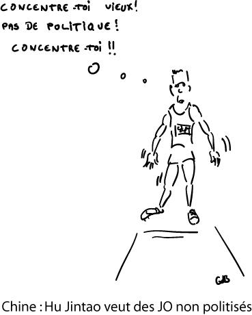 Chine : Hu Jintao veut des JO non politisés