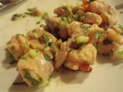 Tartare de saumon et art de la découpe Tartare de saumon et art de la découpe