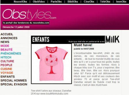 Obstyle Must have mode enfant, aoû 2008 Obstyle Must have mode enfant