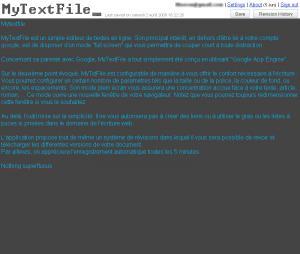 mytextfile Mytextfile : Nothing superfluous