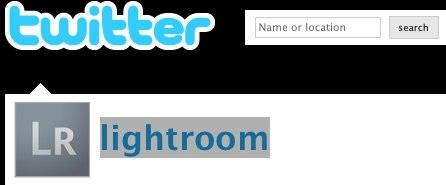 Twitter / lightroom