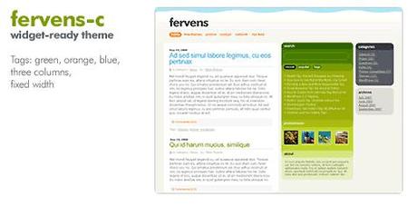 Fervens: theme wordpress gratuit et en francais