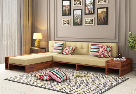 Wooden Sofa Design With Dimensions, Sofa Design For Living Room In India