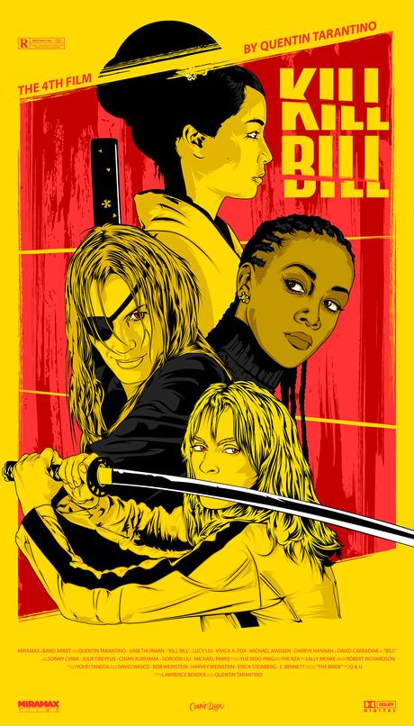 2017 kill Bill poster par craniodsgn elle driver