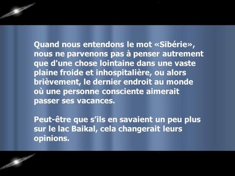 Sibérie - Le Lac Baïkal