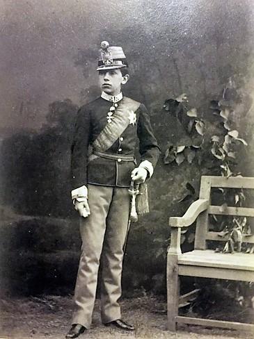 L'archiduc Rodolphe photographié par Emil Rabending vers 1871