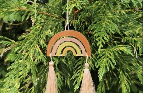 #DIY : tuto suspension de Noël ARC-en-ciel