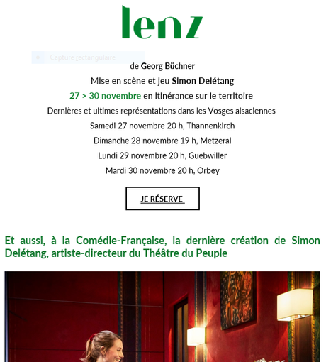 Théâtre du Peuple de Bussang – dates :11/12 Décembre 2021