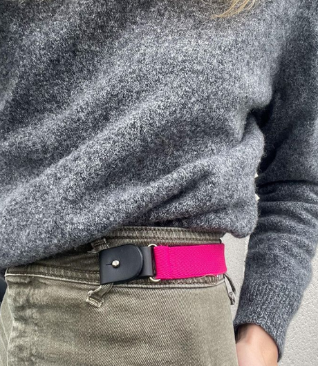 Une ceinture sans boucle tendance