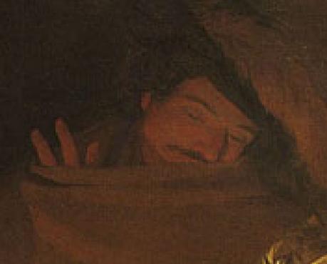 4 : Reniement de Pierre : L’expansion du prototype 1620 ca Le_Reniement_de_saint_Pierre Gerrit van Honthorst coll part detail