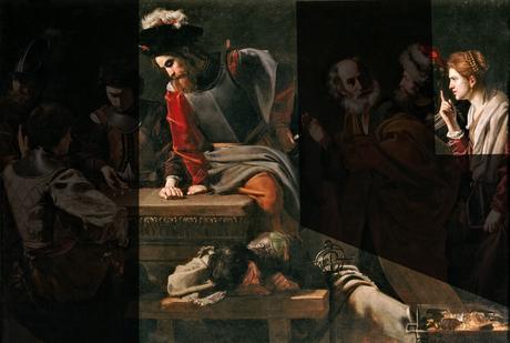 4 : Reniement de Pierre : L’expansion du prototype 1625 ca Nicolas Tournier, Le Reniement de saint Pierre Prado schema 3