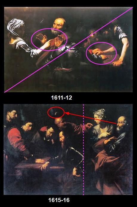 4 : Reniement de Pierre : L’expansion du prototype ignoto_caravaggista_nordico, comparaison Ribera