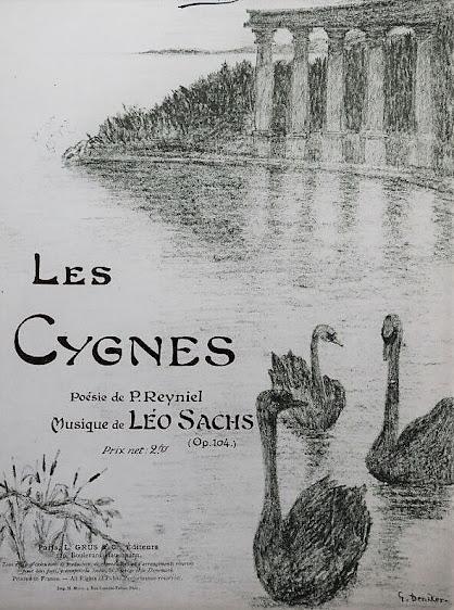 Les Cygnes, une poésie de Pierre Reynel, mise en musique par Léo Sachs.