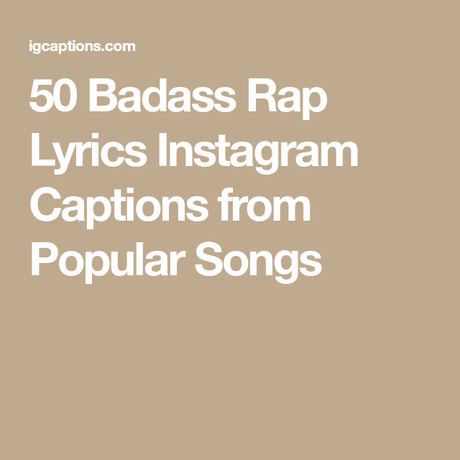 Get 36 Legendes Lyriques De La Chanson Pour Instagram Paperblog