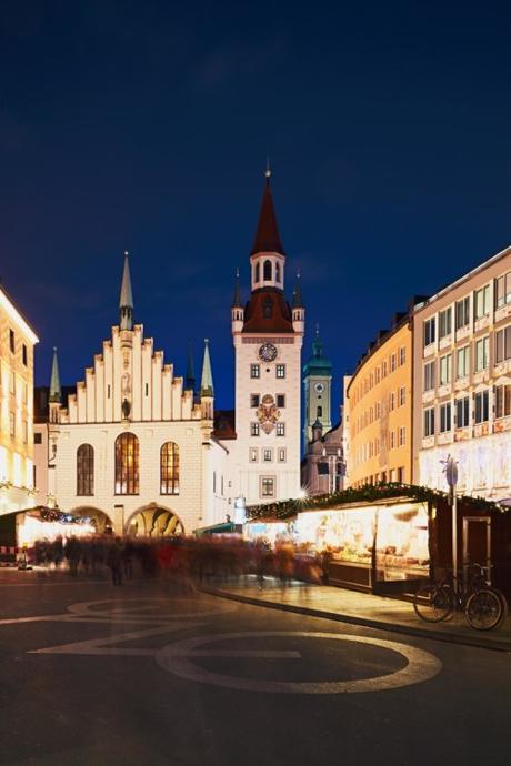 Le marché de Noël de Munich. Photo: Chalabala via Envato Elements