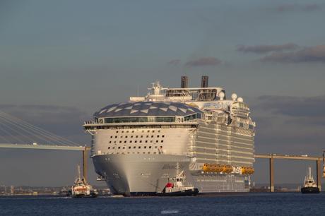 Départ du paquebot Wonder of the seas