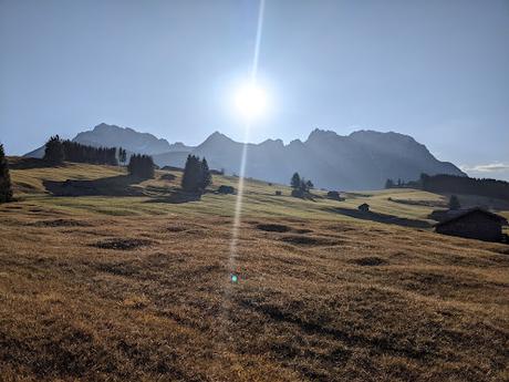 Die  Buckelwiesen bei Mittenwald — 30 Bilder /photos — Les prairies bosselées près de Mittenwald — Nov. 2021