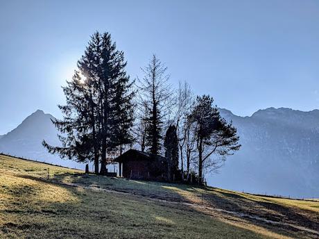 Die  Buckelwiesen bei Mittenwald — 30 Bilder /photos — Les prairies bosselées près de Mittenwald — Nov. 2021