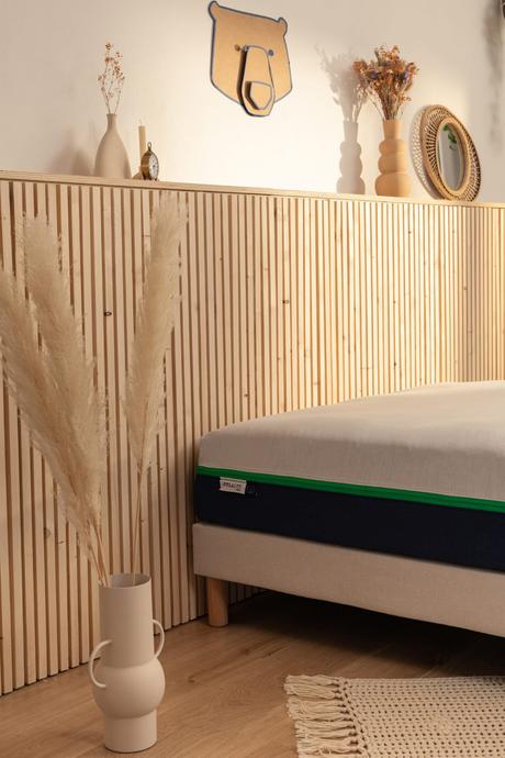 chambre japandi zen déco nature épuré futon lit bois