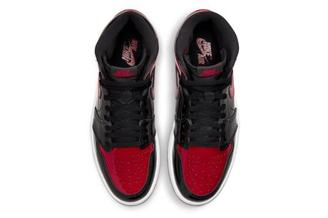 Découvrez les détails de la Air Jordan 1 High Bred Patent