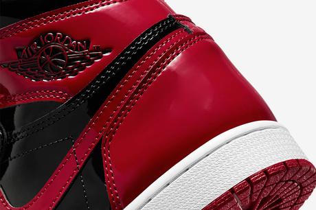 Découvrez les détails de la Air Jordan 1 High Bred Patent