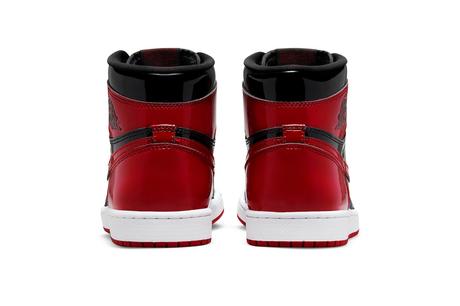 Découvrez les détails de la Air Jordan 1 High Bred Patent