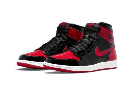 Découvrez les détails de la Air Jordan 1 High Bred Patent
