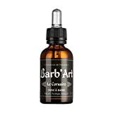 Huile à barbe Le Corsaire ● Barb’Art ® N°1 Français depuis 2015 ● Adoucit et embelli la barbe ● Parfum Frais et délicat ● 30ML ● Fabrication Française ● Huiles végétales BIO ● LIVRAISON OFFERTE ●
