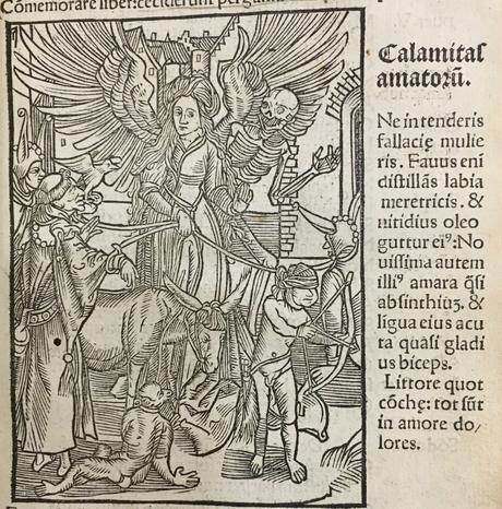 Calamitas Amatorum Sebastien Brandt La nef des Fous Geoffroy de Marbet Paris 1498 fol 24r