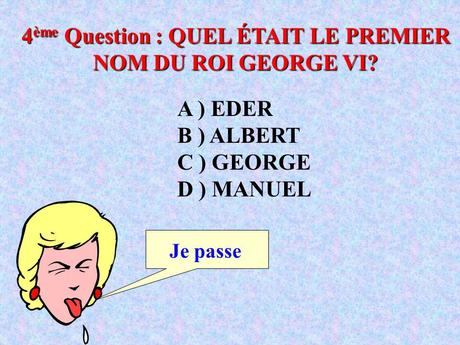 Divers - Qui peut répondre rapidement à ces questions sans regarder le Net....