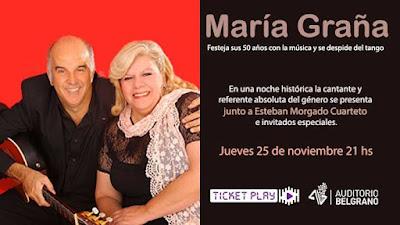 María Graña annonce ses adieux au tango [à l’affiche]