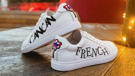 Bons Baisers de Paname x Moulin Rouge : les sneakers French Cancan