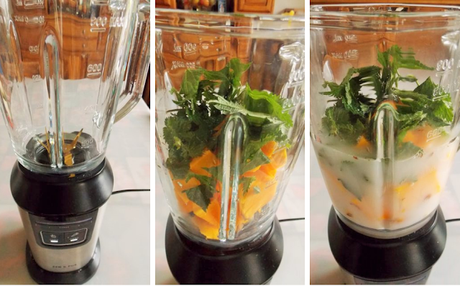 Soupe à la courge crue aux noisettes (Vegan) Soupe à la courge crue aux noisettes (Vegan)