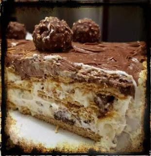 Gâteau frigidaire aux Ferrero Rocher