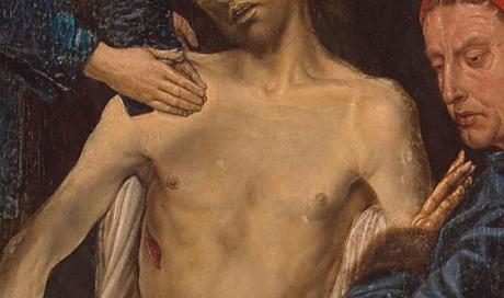 Hugo_van_der_Goes_-1467-68 _The_Lamentation_Kunsthistorisches Museum Vienne detail mains