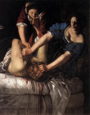 Artemisia Gentileschi Judith décapitant holopherne