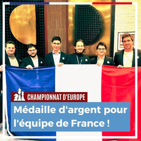 Médaille d'argent pour la France au Championnat d'Europe d'échecs