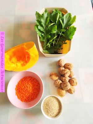 Galettes à la courge, aux lentilles, au quinoa et aux noix (Vegan) Galettes à la courge, aux lentilles, au quinoa et aux noix (Vegan)