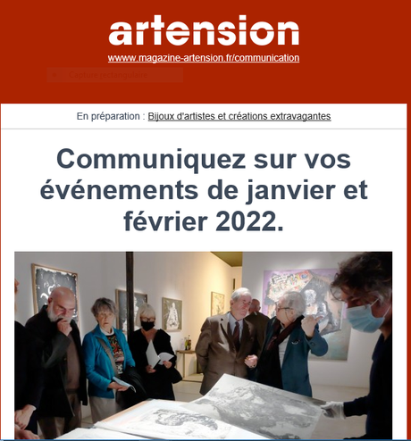 Magazine ArtENSION  Janvier Février 2022