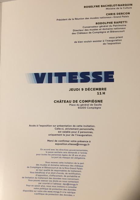 Château de Compiègne « Vitesse » en Décembre 2021