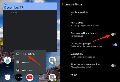 Modifiez ces paramètres Android immédiatement pour tirer le meilleur parti de votre téléphone désactiver-home-screen-app-icons-android