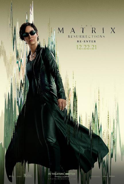 Affiches personnages US pour Matrix Resurrections de Lana Wachowski