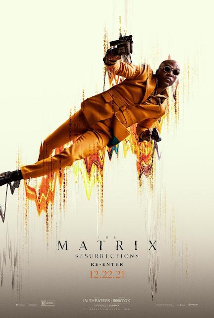 Affiches personnages US pour Matrix Resurrections de Lana Wachowski